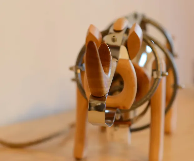 Mr. Rhino. Lamp, in the shape of an animal
